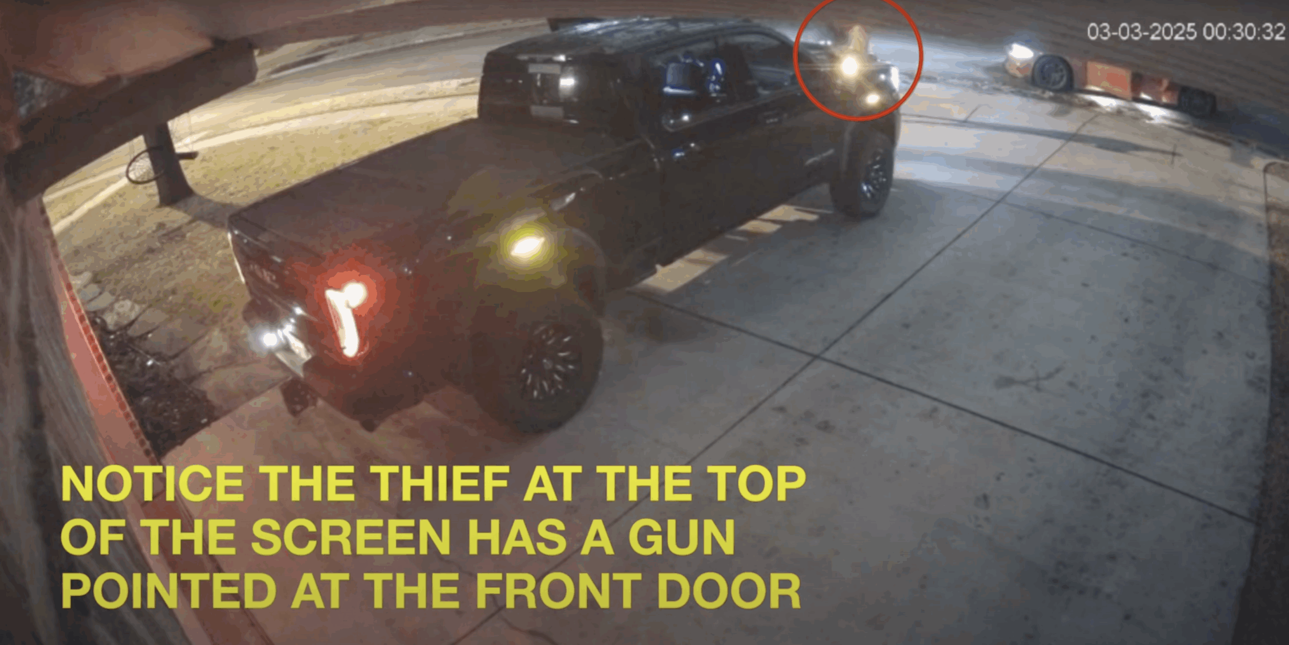 Caught on Camera: Armed Thieves Fail to Steal GMC Truck Protected by ...