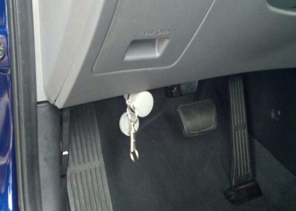 2012 Hyundai Elantra with Ravelco Anti-Theft Device Installed